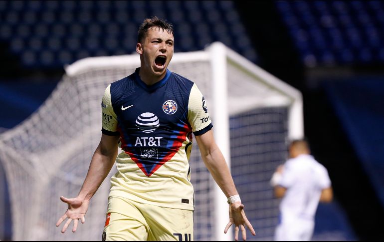 LETAL. El charrúa marcó el gol de la victoria para las Águilas del América. IMAGO7