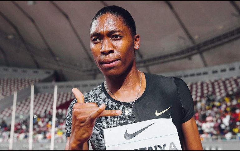 POLÉMICA. La velocista siempre ha estado marcada por el tema de la testosterona. AFP