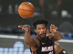 ARTÍFICE. Jimmy Butler ayudó a que el Heat llegara a la Final del Este. AP• M. Terrill