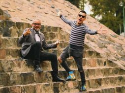 EQUIPO. René Ybarra (izq.) trabajó de cerca con Chicho (der.) de la banda Plástiko, quien musicalizó el material. ESPECIAL