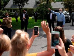 Biden no ha logrado alcanzar los niveles de popularidad de Clinton entre los votantes hispanos. AFP/J. Watson