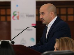 Durante su Segundo Informe de Gobierno, del Toro Castro informa que las obras de Plaza Guadalajara y su entorno terminarán en diciembre. ESPECIAL/ Ayuntamiento de Guadalajara