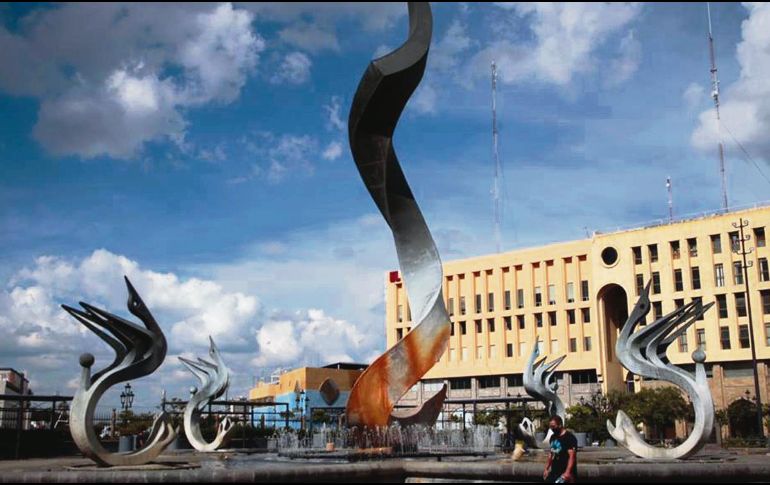 Inmolación de Quetzalcóatl. La pieza muestra rastros de oxidación.  EL INFORMADOR • F. Atilano 