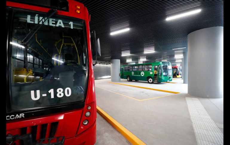 Las rutas ingresarán al Cetram por un paso subterráneo exclusivo para transporte público. ESPECIAL/ Gobierno de Jalisco