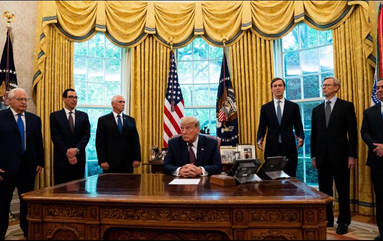 Este acuerdo los convertirá en el tercer y cuarto país árabe en establecer relaciones diplomáticas con Israel, tras los tratados de paz firmados con Egipto (1979) y Jordania (1994). EFE / A. Moneymaker