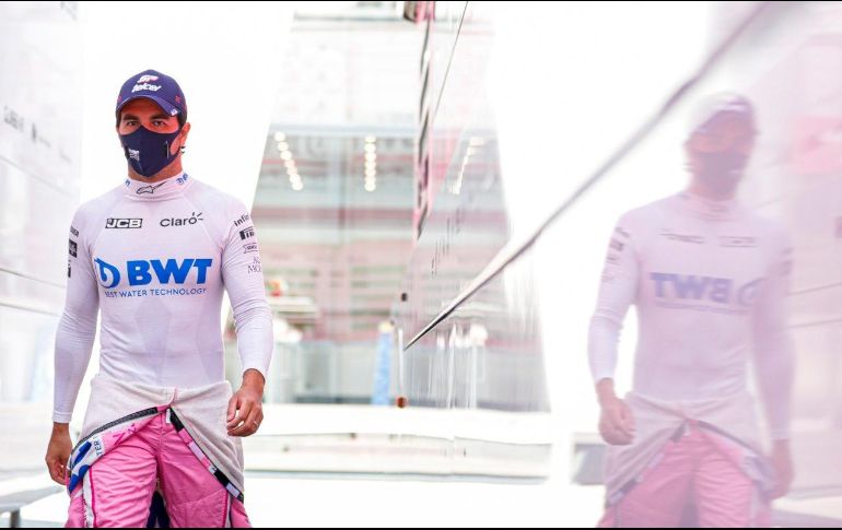 El mexicano informó esta semana que dejará Racing Point al final de la temporada.  TWITTER / @SChecoPerez