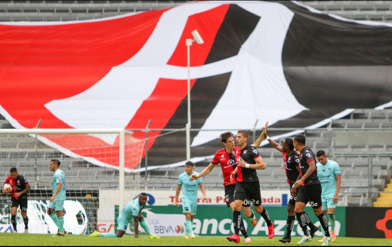 Renato Ibarra anotó el gol de la igualada para los rojinegros, el segundo en su cuenta personal. IMAGO7/F. Meza