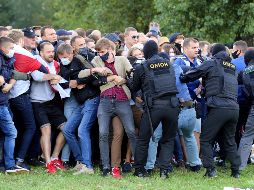 Detienen a cerca de 250 personas durante manifestación en Bielorrusia