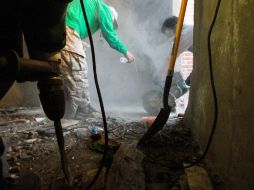 Familiares de desaparecidos irrumpen predio resguardado en Tijuana