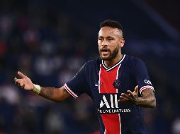 Neymar se fue expulsado del encuentro y denunció racismo. AFP / F. FIFE