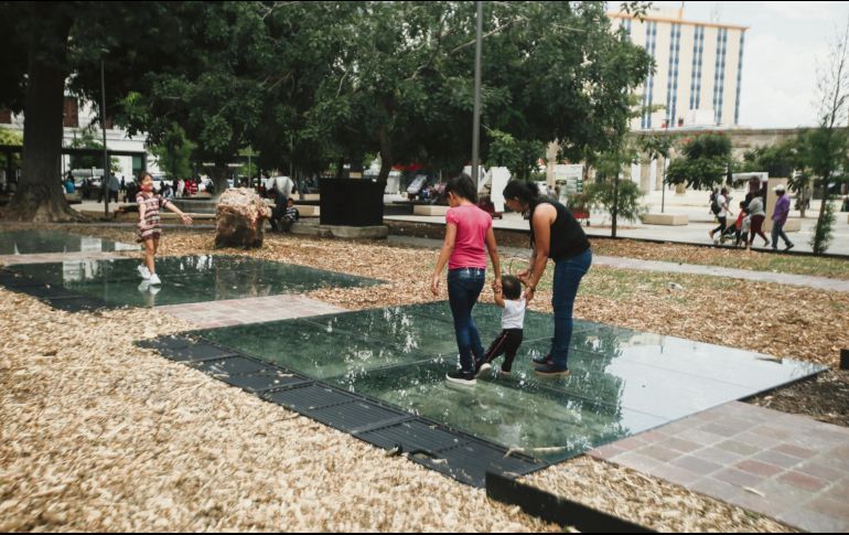 El Centro. El Ayuntamiento tapatío interviene la Plaza Guadalajara, la Plaza Juárez, el Barrio de las Nueve Esquinas, la Plaza Universidad y el entorno de los Dos Templos hasta el Parque Agua Azul.EL INFORMADOR/G. GALLO