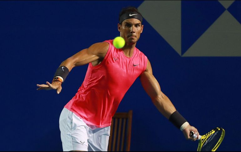 PREPARADO. Rafa Nadal no juega desde la Final de Acapulco en febrero y se medirá a Pablo Carreño en Roma. EL INFORMADOR / ARCHIVO