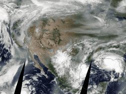 Las instantáneas fueron capturadas por el satélite Suomi NPP de NOAA y la NASA. ESPECIAL / nasa.gov
