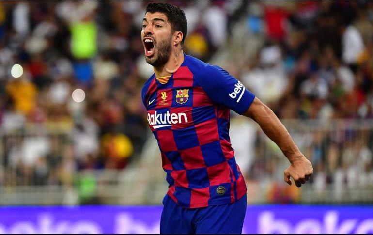 Luis Suárez recibe un sueldo de 72 millones 640 mil pesos mexicanos aproximadamente. AFP/ARCHIVO