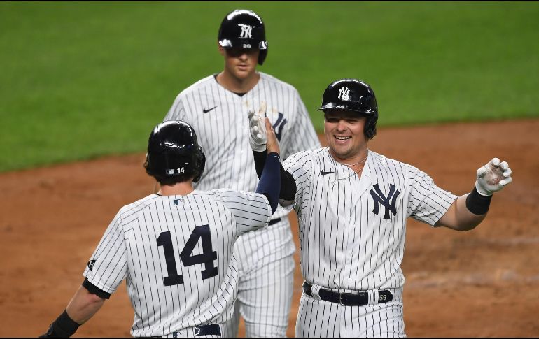 Voit disparó dos cuadrangulares, para elevar a 18 su total, el más destacado de las Grandes Ligas. AFP / S. Stier