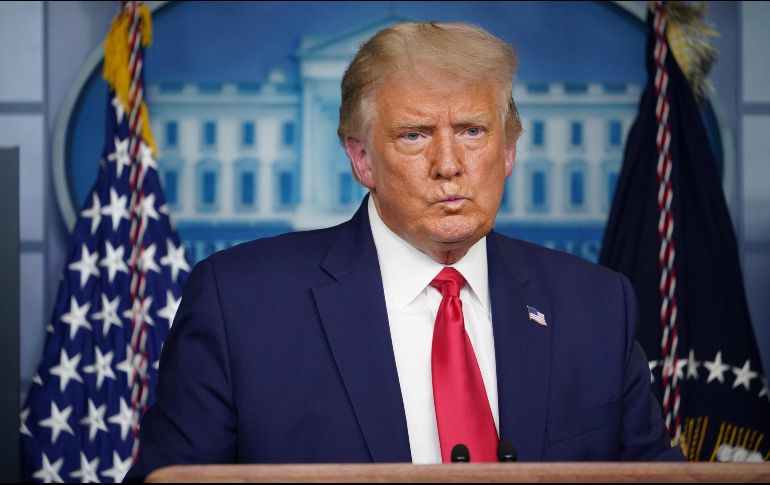 El líder republicano, que en noviembre opta a la reelección en su país, ha negado categóricamente haber acosado, abusado o haberse comportado de manera inapropiada con Dorris. AFP / M. Ngan