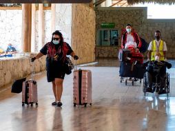 El aeropuerto ha estado funcionando únicamente con vuelos humanitarios esta pandemia. EFE/ARCHIVO