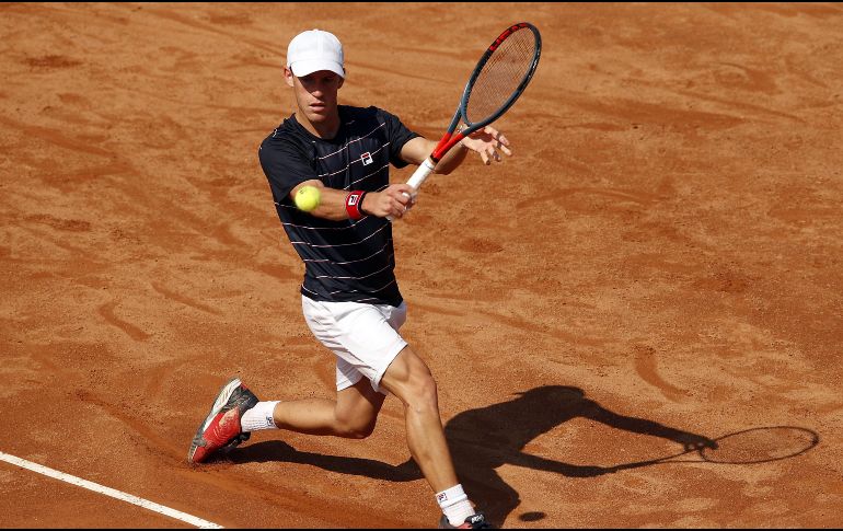 El “Peque” Schwartzman sigue con paso firme en la justa italiana. EFE/C. Brunskill