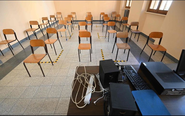 Se prevé que la asistencia sea de lunes a jueves en horarios reducidos: dos horas y media para preescolares, tres para primarias y cuatro para secundarias. AFP/V. Pinto