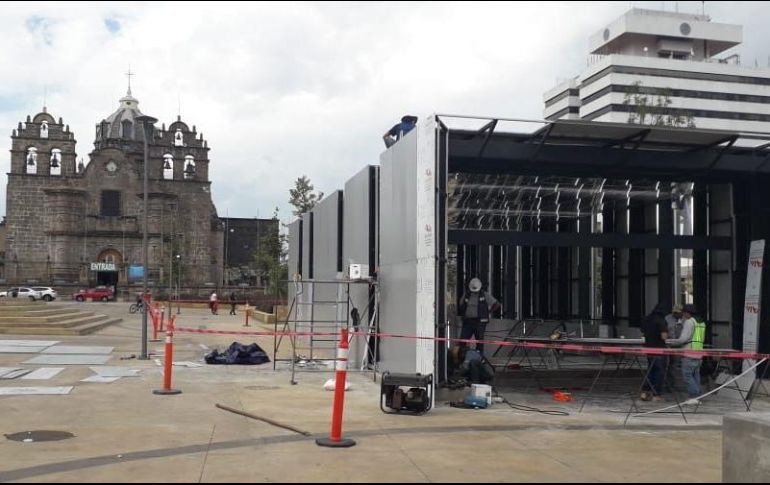 Uno de los accesos a la Estación Santuario quedará cerrado por varios días. ESPECIAL