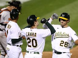 Oakland disputará los playoffs por sexta vez en nueve temporadas y ahora tiene la vista puesta en el título de campeón de la División Oeste de la Liga Americana. AFP / E. Shaw