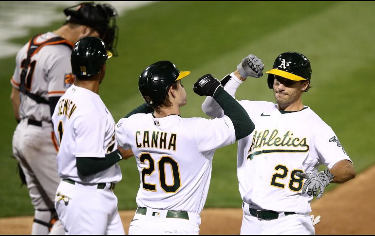 Oakland disputará los playoffs por sexta vez en nueve temporadas y ahora tiene la vista puesta en el título de campeón de la División Oeste de la Liga Americana. AFP / E. Shaw