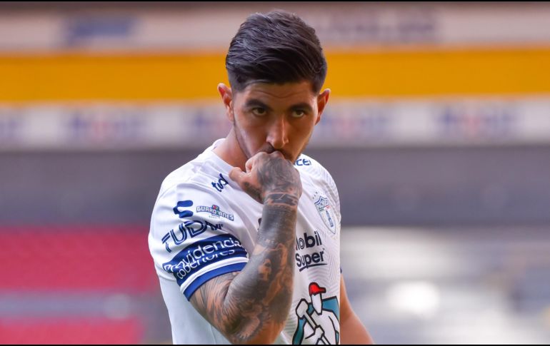 Víctor Guzmán cobró correctamente el penal para darle el triunfo a Pachuca. Imago7