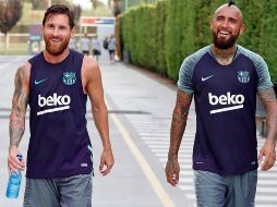 Arturo Vidal viajó este domingo a Milán, donde se someterá en las próximas horas al pertinente reconocimiento médico previo a su fichaje por el Inter. INSTAGRAM / @leomessi