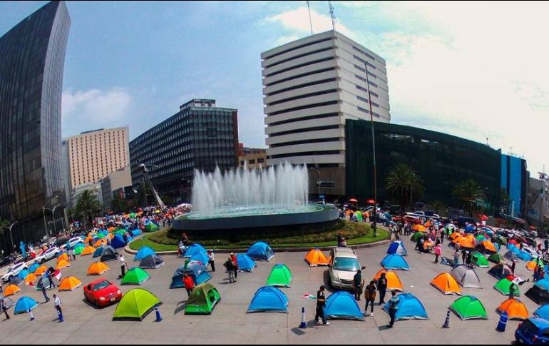 El Presidente Andrés Manuel López Obrador aseguró este domingo que se garantizará la libertad de los manifestantes y no serán molestados. EFE/J. Pazos