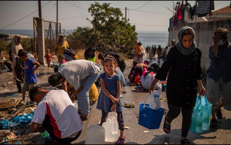 Los campos de migrantes de Grecia deben respetar un confinamiento desde marzo debido a los casos de coronavirus. AFP / ARCHIVO
