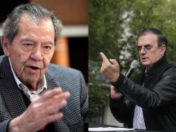 Muñoz Ledo aseguró que Ebrard es una buena carta para encabezar a la derecha en las siguientes elecciones presidenciales. ESPECIAL /