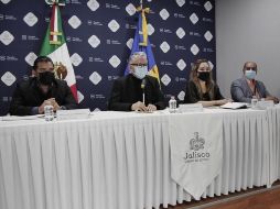 El fiscal Gerardo Octavio Solís ofreció detalles sobre el caso en una rueda de prensa celebrada este lunes. ESPECIAL/Fiscalía de Jalisco
