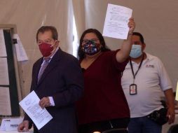 Citlalli Hernández pidió licencia como senadors para participar en el proceso interno de Morena y buscar la secretaría general de Morena. SUN/ARCHIVO