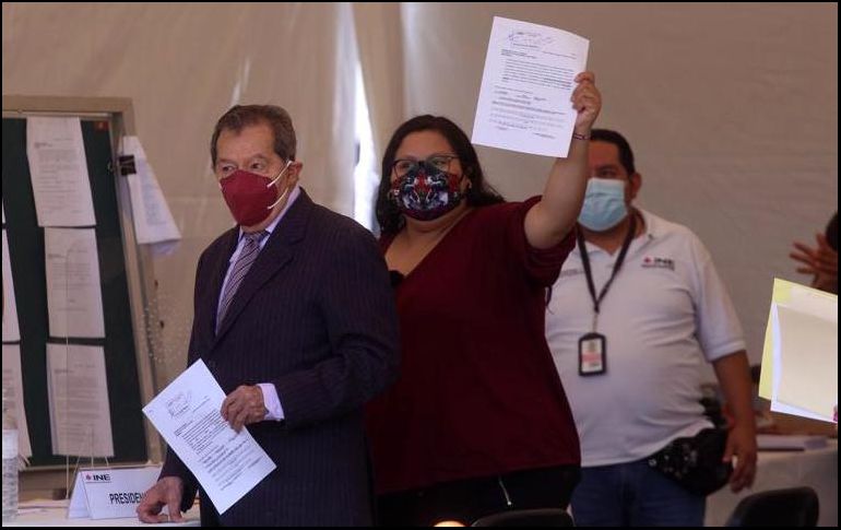 Citlalli Hernández pidió licencia como senadors para participar en el proceso interno de Morena y buscar la secretaría general de Morena. SUN/ARCHIVO