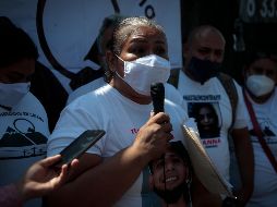 Familiares de desaparecidos acuden a la Glorieta de los Desaparecidos (Niños Héroes) para exigir una respuesta a la fiscal. EL INFORMADOR/F. Atilano