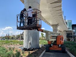 Desde el día de ayer comenzaron los trabajos de limpieza para la implementación del proyecto artístico de la Secretaría de Cultura. TWITTER/ @CulturaJalisco
