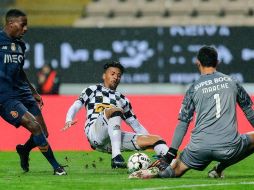 El cuadro blanquiazul es líder de la competencia con seis puntos. EFE/M. Araujo