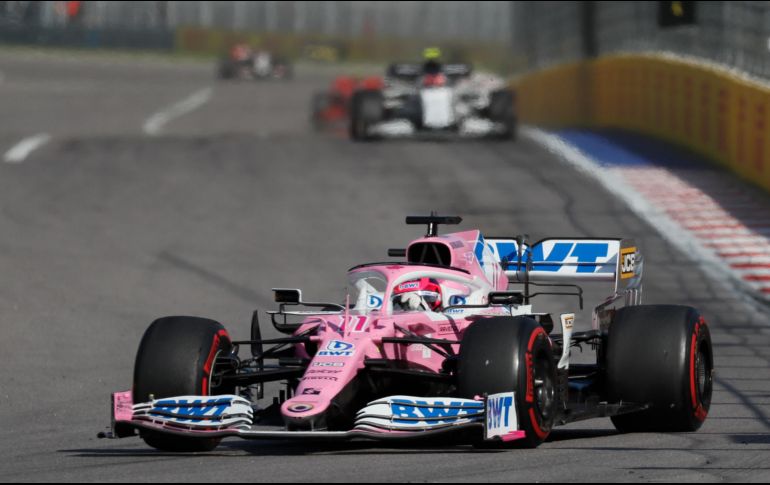El mexicano de Racing Point comentó que su futuro no se ha definido, pero hay avances en las negociaciones. AFP / Y. Kochetkov