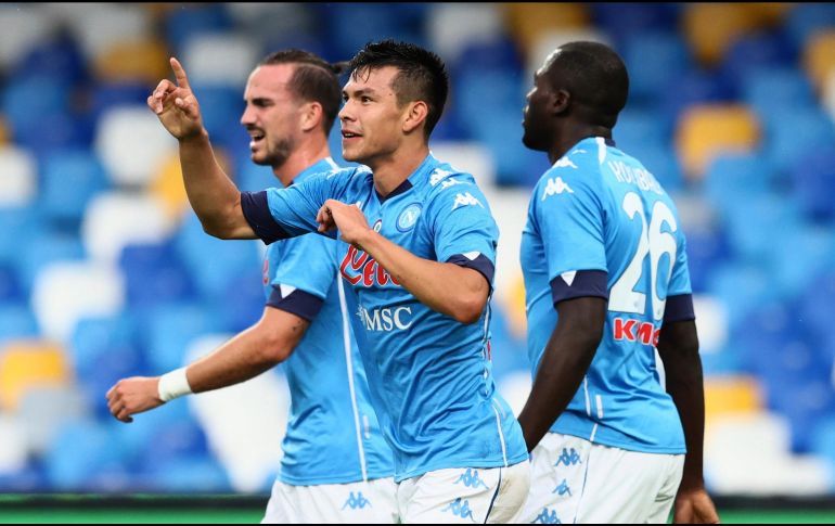 Lozano mantiene un buen momento en Italia. AP / A. Garofalo