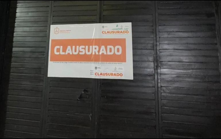 En el operativo aplicado durante este fin de semana, se impusieron tres clausuras. ESPECIAL/Gobierno de Guadalajara