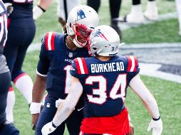 Burkhead tuvo dos anotaciones por tierra y una recepción de touchdown de 11 yardas. AFP / K. Riley