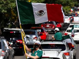 Las manifestaciones de Frena comenzaron con caravanas de vehículos ante la contigencia sanitarias por el COVI-1. EFE/ARCHIVO