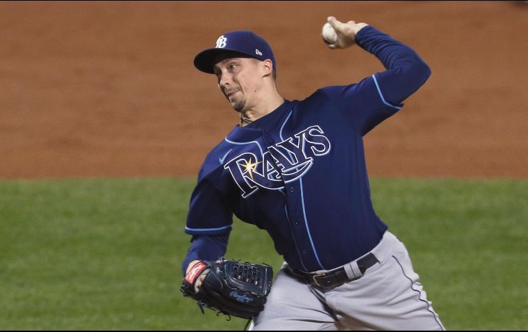 LISTO. Blake Snell espera contener a los bates de los Azulejos de Toronto. AFP • J. McIsaac