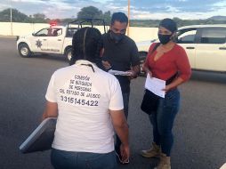 Personal de la Comisión de Búsqueda de Personas de Jalisco y el Grupo de Búsqueda de Encarnación de Díaz lograron la localización. ESPECIAL/Gobierno de Jalisco