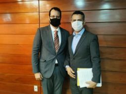 Martín Almádez, director de la Dirección de Profesiones de Jalisco. Alain Preciado López, subsecretario general del Gobierno de Jalisco. ESPECIAL