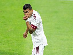 PRESENTE. Orbelín Pineda, mediocampista del Cruz Azul, anotó el segundo tanto de la noche para el Tri.  IMAGO7