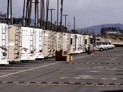 Siete de cada 10 cargas terrestres se mueven a través de carretera y el resto por trenes. EFE/Archivo