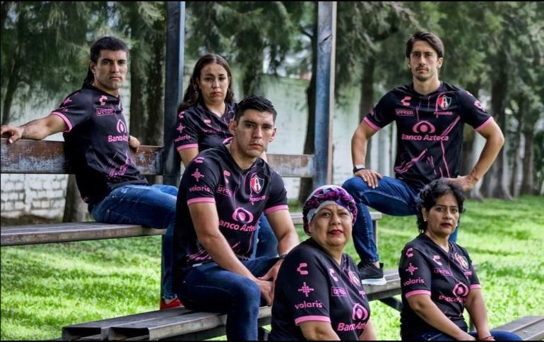 Atlas se una a la conmemoración por la lucha contra el cáncer de mama. Cortesía / Atlas FC