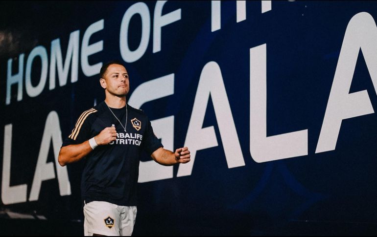 Javier Hernández no quiso hablar mucho sobre su ausencia en la convocatoria de la Selección Mexicana. TWITTER / @LAGalaxy