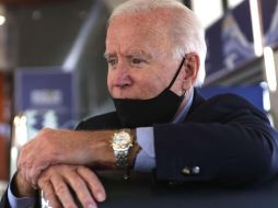 Biden compartió escenario con Trump el martes pasado durante el primer debate presidencial en EU. AFP / A. Wong